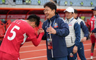徐繼祖首勝慶功，路難行，繼續(xù)拼，勝利延邊。