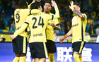 中超戰(zhàn)報(bào)：青島大勝3球，成都領(lǐng)跑，申花失利。