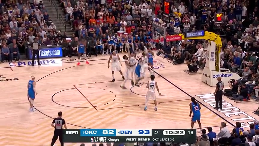 這里不是OKC！亞歷山大上籃，威少積極補防送出殘暴大帽！