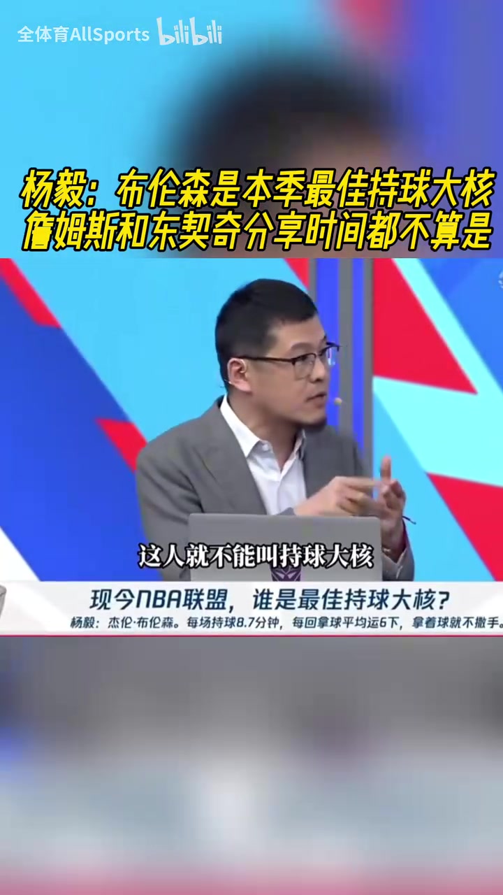 楊毅：布倫森是本季最佳持球大核，詹姆斯和東契奇不配叫持球大核