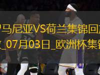 07月03日歐洲杯1/8決賽羅馬尼亞vs荷蘭進球視頻